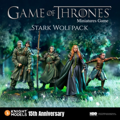 Juego de mesa de miniaturas Wolf Pack - Game of Thrones Miniatures Game expansion (Inglés) de Knight Models