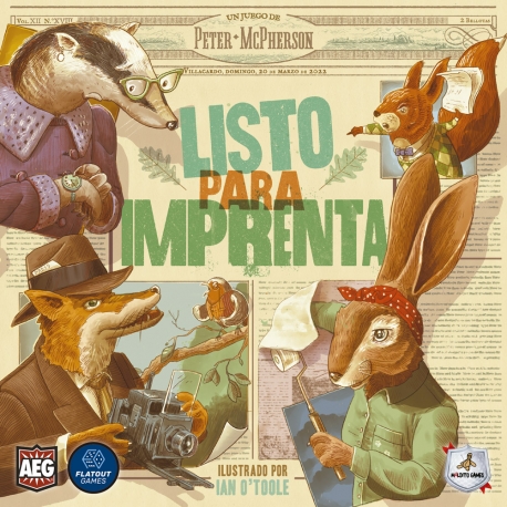Juego de mesa Listo para imprenta de Maldito Games