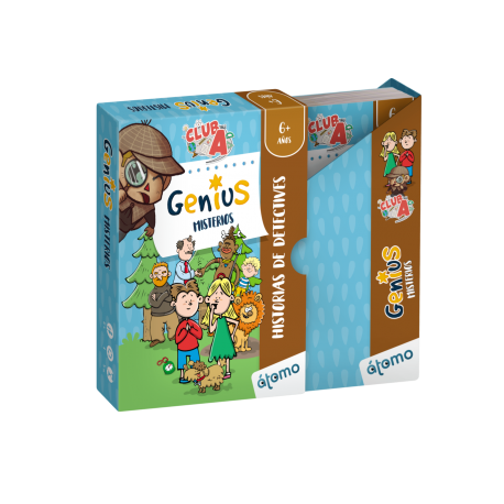 Juego de cartas Genius! Misterios Club A de Átomo Games