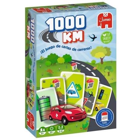 1000 KM Juego de cartas de Diset