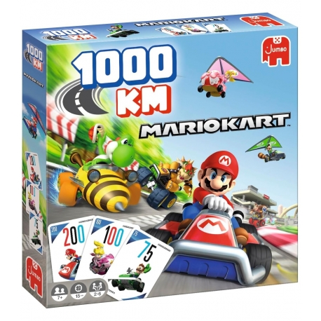 1000 KM Mario Kart board game by Diset