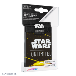 Star Wars: Unlimited Art Sleeves Card Back Yellow de Gamegenic