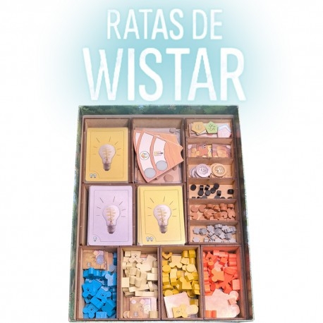 Inserto compatible con juego de mesa RATAS DE WISTAR de WithOut Mess