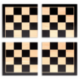 Tablero Ajedrez Divisible/Inmantando Negro Pro Series 40X40