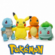 Official Assorted Corduroy Pokemon Plush 21Cm