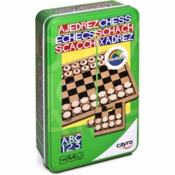 Travel Chess Metal Box FSC 100%