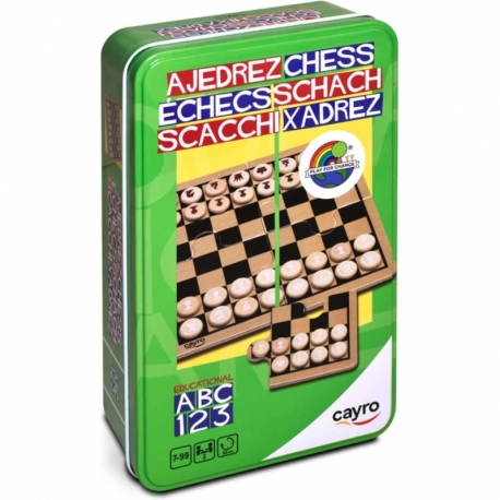 Travel Chess Metal Box FSC 100%