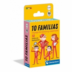 Deck of Cards 10 Clementoni Families