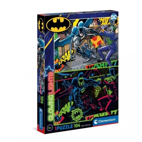 Puzzle 104 Pieces Batman Glowing Light