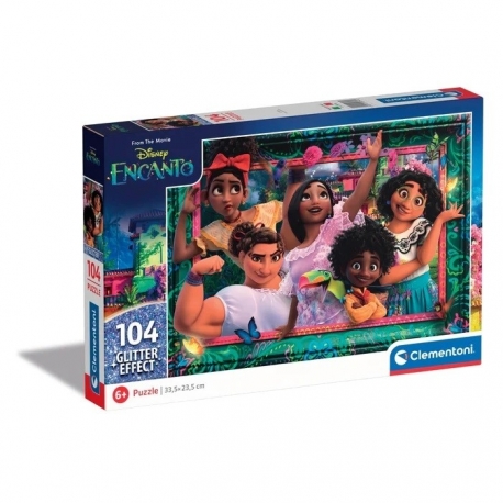 Puzzle 104 Pieces Glitter Charm