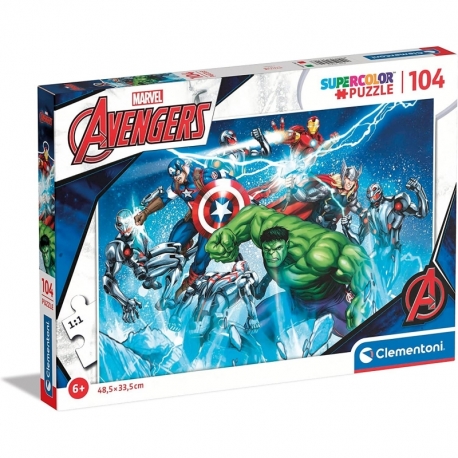 Puzzle 104 Pieces Avengers Super Color