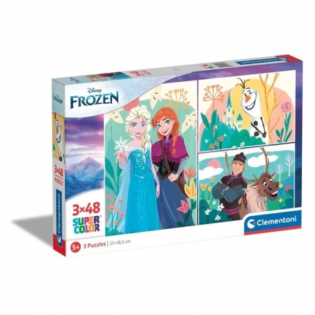 Puzzle 3X48 Pieces Frozen
