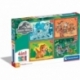 Puzzle 4 In 1 (12, 16, 20, 24 Pieces) Jurassic World