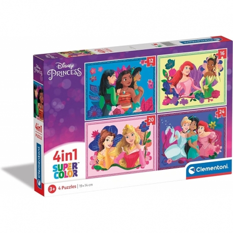 4 In 1 Puzzle Disney Princesses