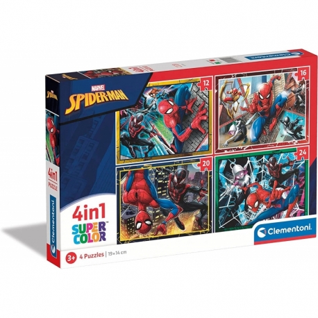Puzzle 4 In 1 Spiderman