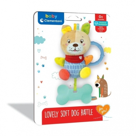 Soft Puppy Rattle