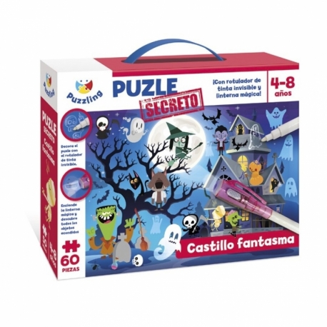 Secret Puzzle 60 Pieces Ghost Castle
