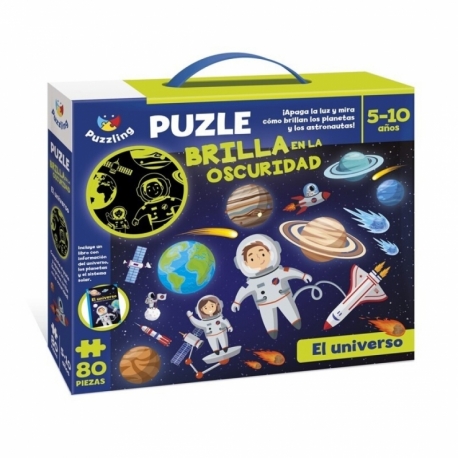 Puzzle 80 Pieces Universe, Glows in the Dark