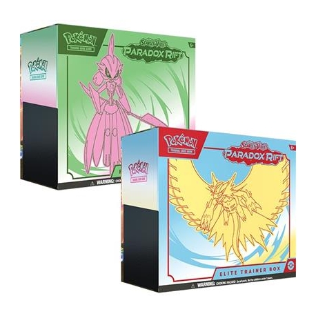 Pokemon Scarlet & Violet 4 Paradox Rift Elite Trainer Box (Inglés) de Nintendo
