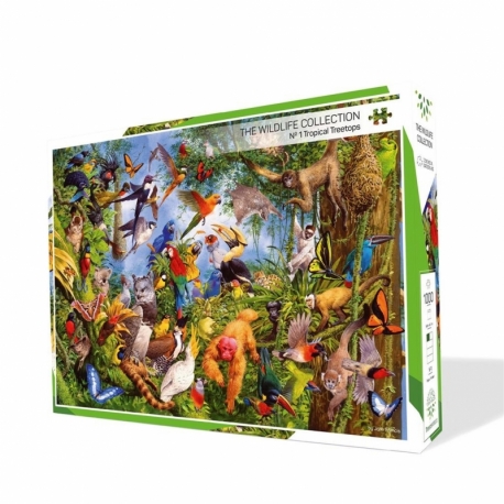The Wildlife Coll Tropical Treetops 1000 pcs (English/German)
