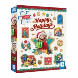 Super Mario Happy Holidays Puzzle 1000 pcs (English)