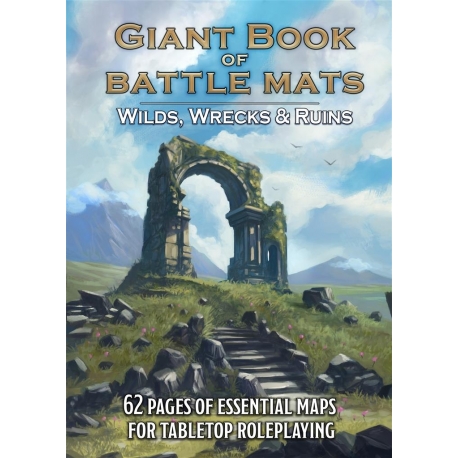 Giant Book of Battle Mats Wilds, Wrecks & Ruins (English)