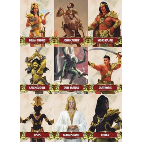 John Carter of Mars RPG Character and Token Card (English)