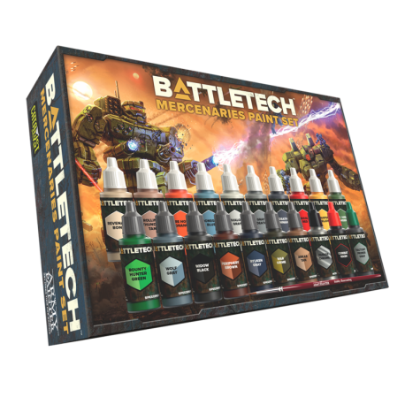 BattleTech Mercenaries Paint Set (English)
