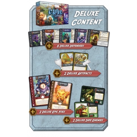 Tiny Epic Defenders 2nd Edition: Kickstarter Deluxe Promo Pack de Gamelyn Games
