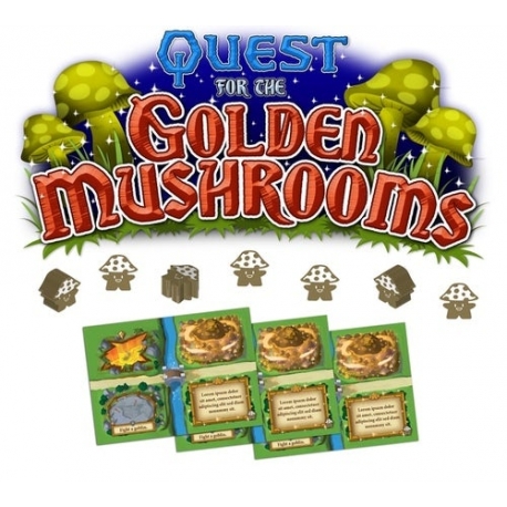 Tiny Epic Quest – Kickstarter Deluxe Promo – Quest for the Golden Mushrooms from Gamelyn Games