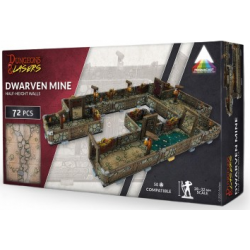 Dwarven Mine PrismaCast, Pre-Painted Terrain - Dungeons & Lasers