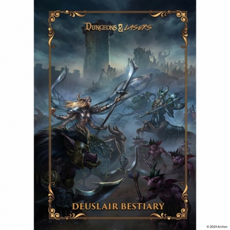 The World of Deuslair: Bestiary Book - Dungeons & Lasers (English)