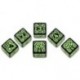 QW SET DADOS SHADOWRUN DECKER NEGRO - VERDE (6)