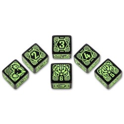 QW SHADOWRUN DECKER DICE SET (6)