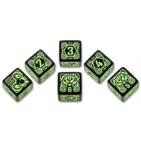 QW SHADOWRUN DECKER DICE SET (6)