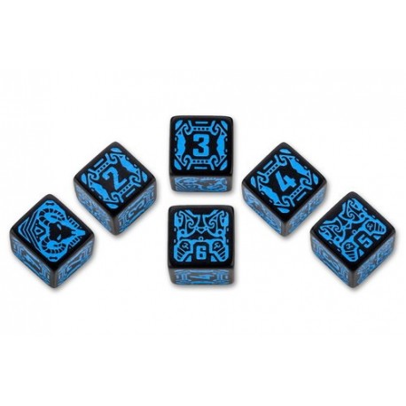 QW SHADOWRUN SPELLCASTER DICE SET (6)