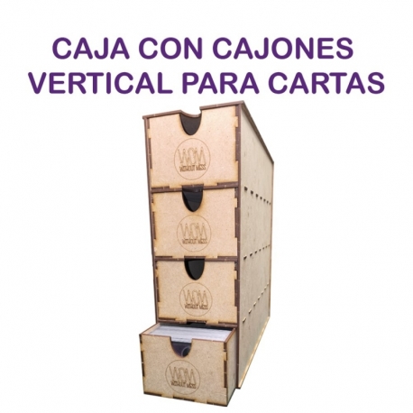WOM Accessories: Letter Box with Drawers (Vertical)