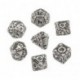 Qw Metal-Black Tech Dice Set (7)