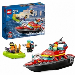 Lego City Fire Rescue Boat