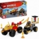 Lego Ninjago Car and Motorcycle Battle of Kai and Ras.