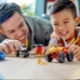 Lego Ninjago Car and Motorcycle Battle of Kai and Ras.