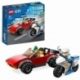 Police Motorcycle and Getaway Car