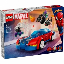 Spider-Man and Venomized Green Goblin Racing Car