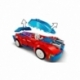 Spider-Man and Venomized Green Goblin Racing Car