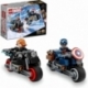 Lego Marvel Black Widow and Captain America Motorcycles