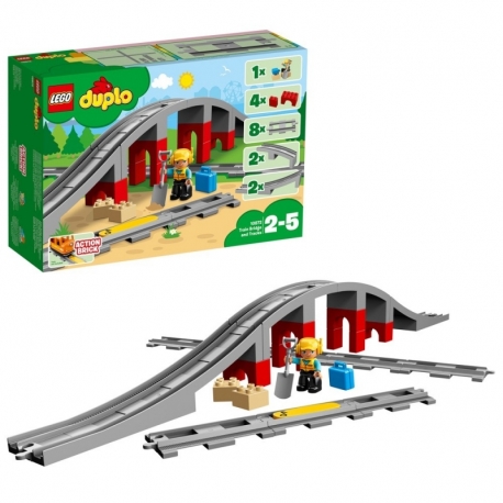LEGO 10872 Bridge and railway tracks