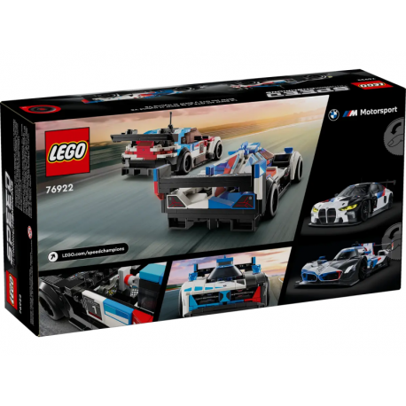LEGO 76922 BMW M4 GT3 and BMW M Hybrid V8 road cars