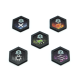 Exploration Token Shields / Protectors for Nemesis & Nemesis: Lockdown - 30 Pieces from BG Expansions