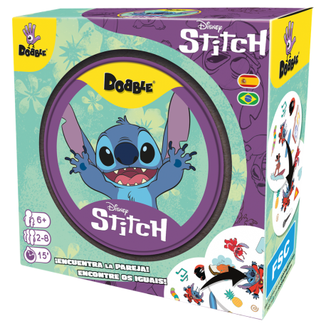 Dobble Disney Stitch Card Game by Zygomatic