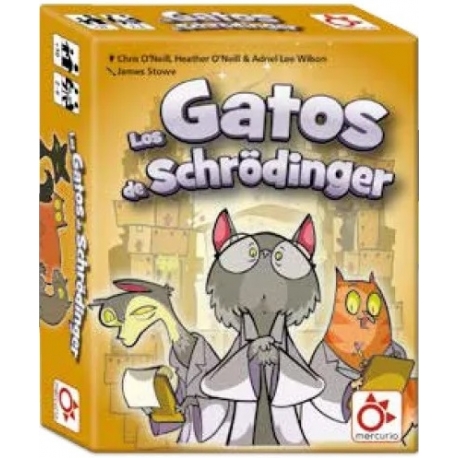 Juego de cartas Los Gatos de Schrodinger de Mercurio Distribuciones